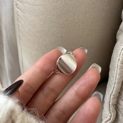 925 Sterling Silver Open Finger Ring Punk Heart Irregular Geometric Stackable For Women Girl Jewelry Gift Dropship Wholesale