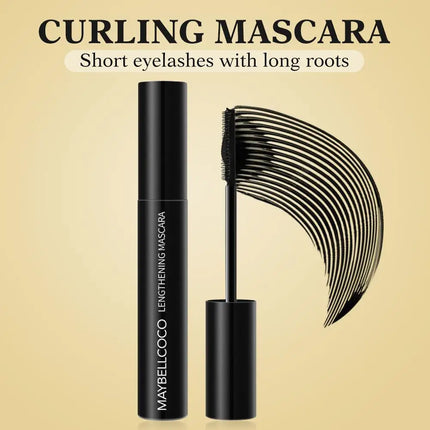 Waterproof Mascara , Thick And Long-Lasting Application, Bubble Encryption, Long-Acting Curly Hair And Big Eyes Makeup Tool