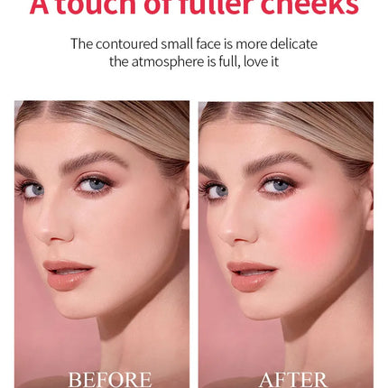 Easy Makeup Jelly Powder Blusher Stick Waterproof Long-lasting Lip And Cheek Color Dual-use Facial Powder Blusher Cream