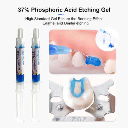 Dental Orthodontic Adhesive Self-cure Kit Etchant Acid Gel Self-cure Paste Primer For Bonding Brackets Buccal Tube