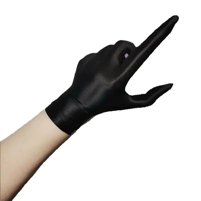 Women Sexy Semi-Transparent Smooth Elastic Tight Stocking Gloves Night Club Party Erotic Temptation Short Gloves