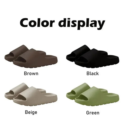 Hot sales Coconut Slippers Cloud Thick-soled Sandals Summer Fashion Soft Bottom Beach Men Slippers Women's Sandals  EVA Slides