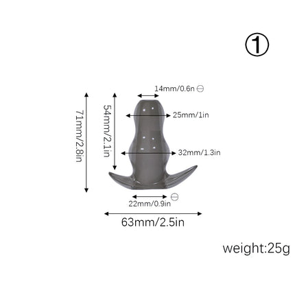 5 Sizes Hollow Anal Plug/Dilator/Dildo Soft Speculum Prostate Massager Butt Plug Set Intimate/Enema Sex Toys For Men Women Gay