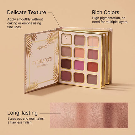 Book Style Makeup Palette Gilded Makeup Set Comprehensive Kit  Eyeshadow Blush Lipstick All in One Foldable Makeup Palette