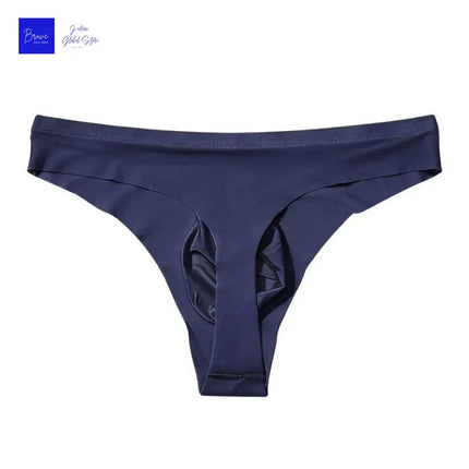 Men's Ultra-Thin Ice Silk Sports Thong | Seamless No Trace G-String | Breathable T-Back Underwear | Sexy Exotic Lingerie | Plus