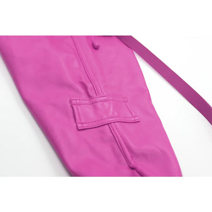 PU Leather Over Shoulder ArmBinder Behind Straight Jacket Bondage Lockable Glove Constraint Shoulder Behind Back SM Sex Toy