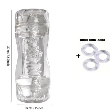 Male Aircraft Cup Masturbator / Masturbateur Masculin Coupe d'Avion — Powerful Suction | TPE Soft | 7 Colors | Adult Toy 18+