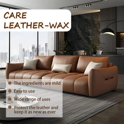 Beeswax Leather Care Wax Repairs Scratches Cracks Removes Stubborn Dirt Prevents Cracking Leather Refurbishment Polishing Paste