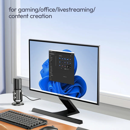 Ulanzi D200 Live Streaming Controller 13 LCD Keys for Vlog Content Creation Photo Video Editing Gaming Office Work