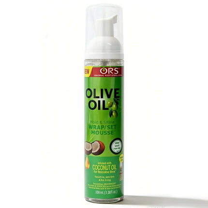Curly Hair Mousse（100ml) For Wigs Strong Hold Olive Oil Hair Styling Mousse Anti-Frizz Hair Foam Mousse For Styling Hair Women