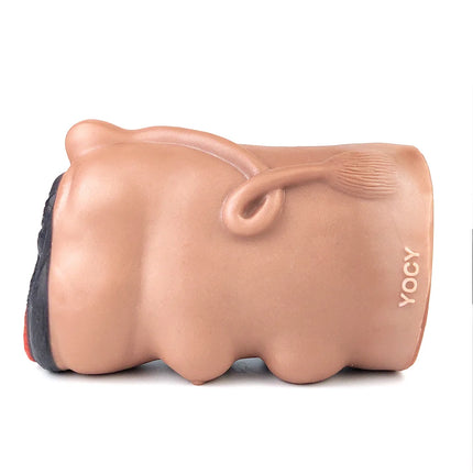 YOCY Fetish Masturbator For Men Animal Horse Pussy Anal Vaginal Masturbation Cup Silicone  Sex Toys For Men 18