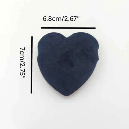 6pcs Reusable Love Heart Shape Velvet Powder Puff Face Makeup Sponge Cosmetics Soft Cotton Face Washable Sponge Puff