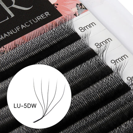 Befer Beauty LU M L Curl Eyelash Extensions W Shaped Eyelashes Cilios 3D 4D 5D High Quality Technologic Fiber Lashes Extension