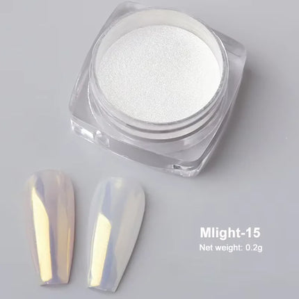 Aurora Mirror Glitter Nail Art Powder Ice Chameleon Rubbing Pigment Dust Sparkly Charm Nails Design Accessory DIY Decorations