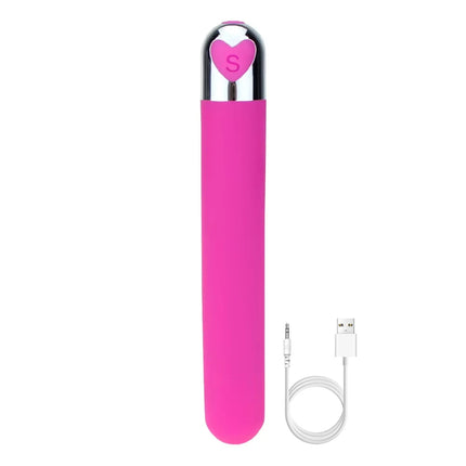 10 Speed Mini Bullet Vibrator for Women Rechargeable Wireless Vibrating Anal Bullet Clitoral Stimulator Dildo for Adult Sex Toys