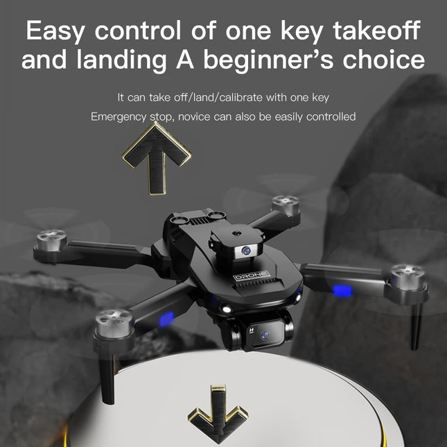 Aerial Drone 6K 4K HD Dual Camera 90° Electric Adjustment 50X Zoom Dual Lens Switch Gesture Shooting HDR WIFI Transmission Outdoor RC Drone