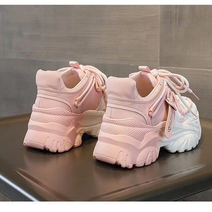Women's Shoes Casual Shoes Spring Sneakers Platform Woman-shoes Tennis Female Fashion Thick Sole 2024 Roses Trainers Increased I