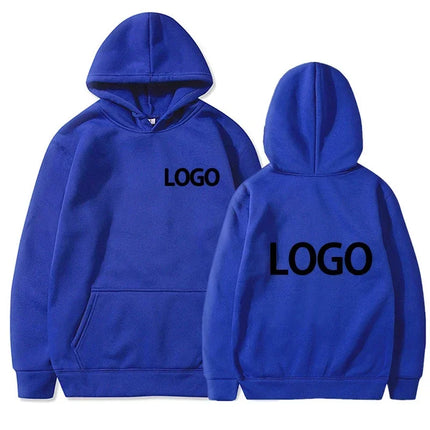 Men's and Women's Hooded Pullover, Customized Team Loose Casual Clothing, Fashionable and Personalized 80% Polyester, 20% Cotton