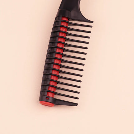1PC Professional Wide Toothed Comb – Anti-Static Detachable Splicing Roller Comb, Salon Hair Dyeing Tool for Real Hair Wigs