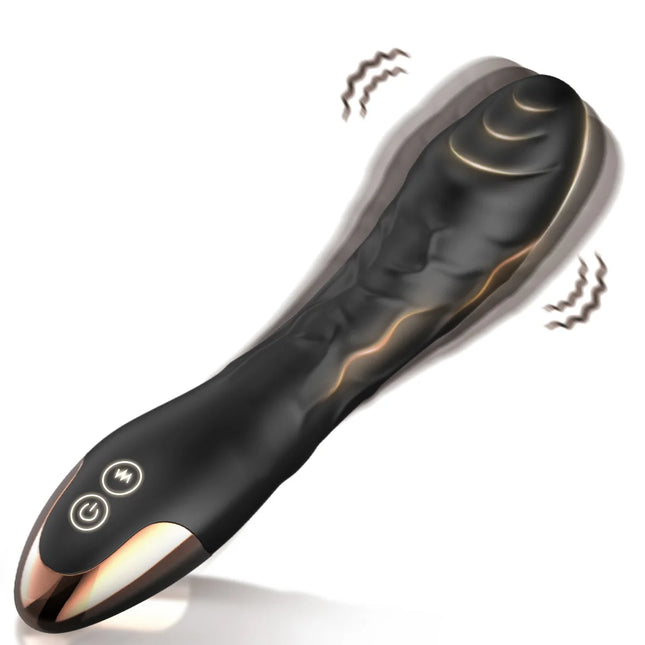G Spot Vibrator Sex Toys Clitoris Vibrator Anal Stimulator Dildo with 10 Powerful Vibrating Modes Soft Silicone Adult Sex Toy