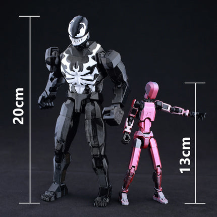 9L3D Articulated Actio Hero Model Collectible Figurine Super Hero Warrior Movie Creative Desktop Ornament Dummy13 Lucky T13 Gift