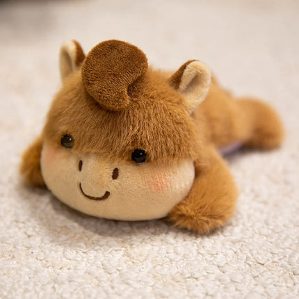 Magnetic Refrigerator Sticker Doll Cute Animal Plush Toy Sheep Fox Lobster Cat Tortoise Rabbit Fox Horse Stuffed Toy Home Decor