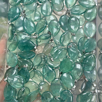RX9-1 18*25mm natural stone water drop shape pendants charms for Necklaces making