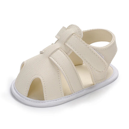 0-18M Baby Walking Sandals - Breathable Anti-Slip Soft Sole Shoes for Newborn Boys & Girls, Summer Infant First Walkers