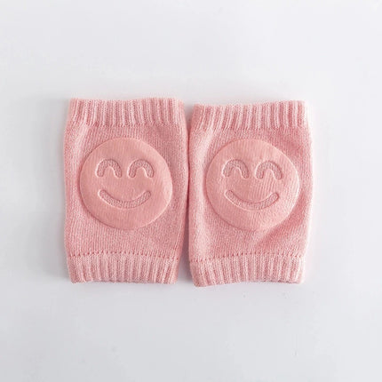 1 Pair Baby Knee Pads Cotton Crawling Elbow Pads Safety Knee Pads Leg Pads Blue