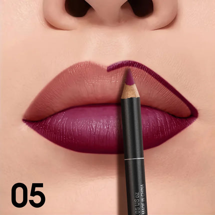3PCS Silky Matte Lip Liner - Create Defined Contours with Long-Lasting Color, Waterproof & Non-Sticky, Smooth Application