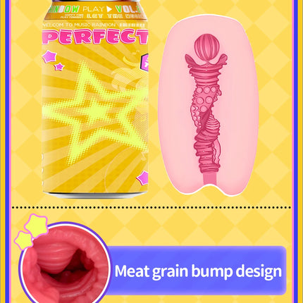 YUU Sex Toys Male Hidden Canned Masturbation Cup VER.2 Soft STPE Artificial Pocket Pussy Masturbators for Men Onahole 7 Colors