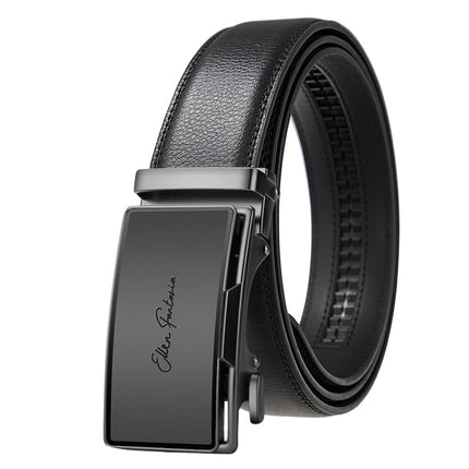 Fashion Designer Belt for Men High Quality Genuine Leather Men's Belt Alloy Buckle Automatic Business Belt for Men