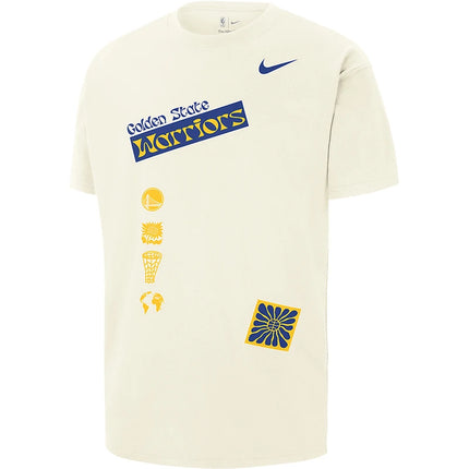 Nike Official Genuine New Golden State Warriors Men's Loose Fit Sporty Fashion T-Shirt FV9266-901