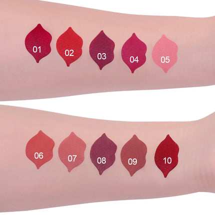 Natural Matte Velvet Lipstick Long Lasting Waterproof Nude Brown Red Professional Makeup Lip Gloss For Women
