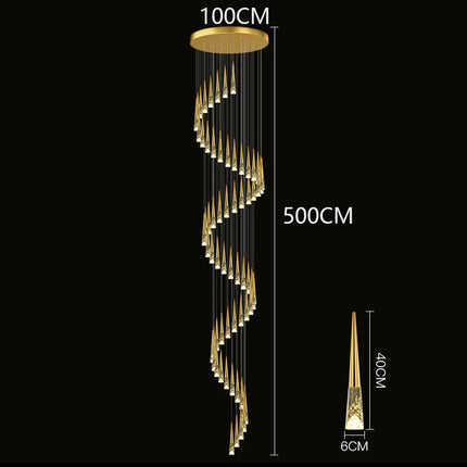 Modern home decoration crystal chandelier, stair Pendant lamp, living room Pendant lights, interior lighting