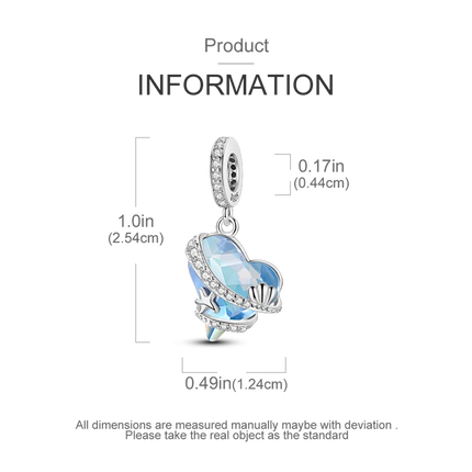 Charm Silver 925 Beads Blue Series Fit Bracelet Charms DIY Original Fashion  Pendants For Jewelry Maing