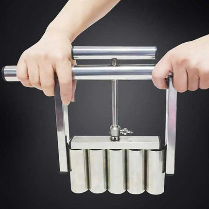 Hand Held Pearl Dumpling Mold Flling Dispenser Stainless Steel Flling Dispenser Taro Divider Manual Baking Tool