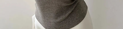 Korean Sle Knitted Vest Women's Base Layer Tank Top Svel f High Collar Spring Autumn Winter Inner And Outer Wear