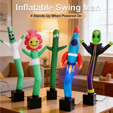 Inflatable Desktop Toys Swing People Balloon Characters Dancing Twisting Monsters Tumbler Blowers Air Toy Fun Desk Decorations