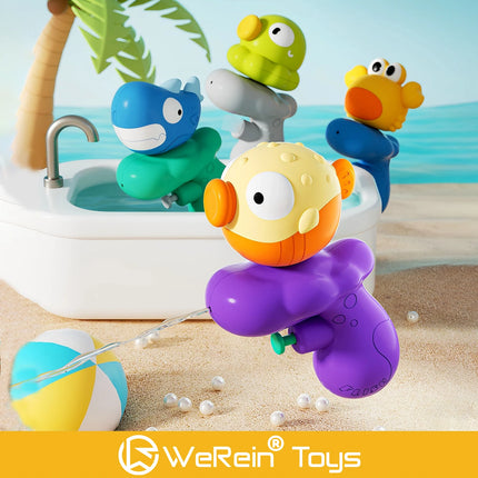 Mini Water Gun Toy Ocean Animal Cute Shape Playful Swimming Water Sprinkler Kids Outdoor Game Animal Themed Toys