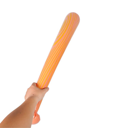 Inflatable Baseball Bat PVC Wood Grain Realistic Design Soft Lightweight Outdoor Pool Party Carnival Sports Supplies