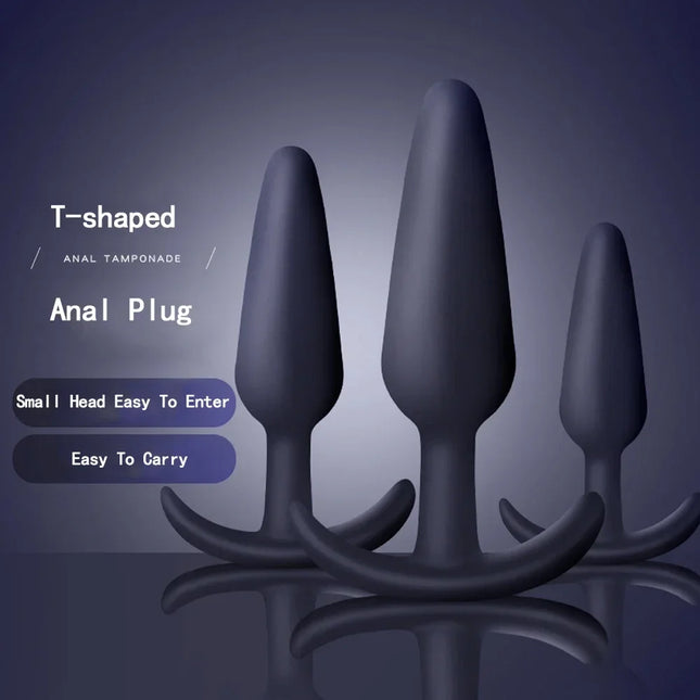 S/M/L Sexy Anal Toys Anal Plug Butt Vibrator Women/Men Soft Silicone Erotic Anal Plug Training Adults Sex Toys for Couples Women Gay