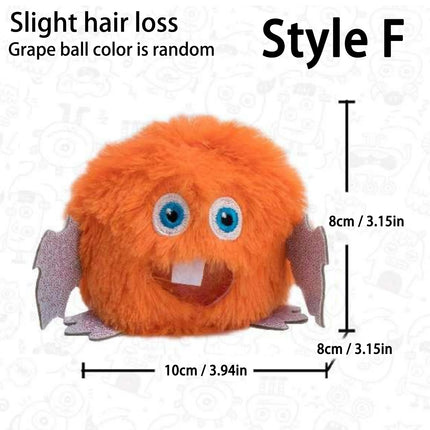 Plush Pinch Toy Creative Stress Relief Toy Grape Ball Pinch Unique Gift