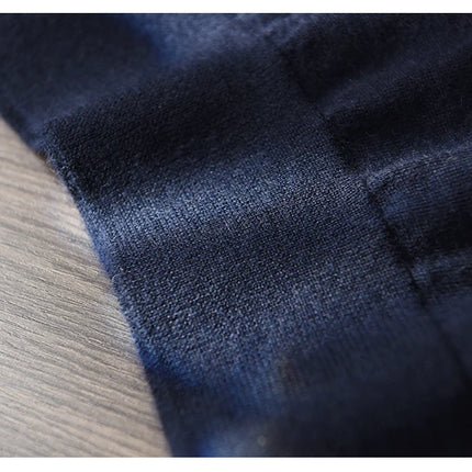 High quality 100% pure spun cashmere men's T-shirt casual solid color knitted pullover short sleeved POLO Neck Tees basic Tops
