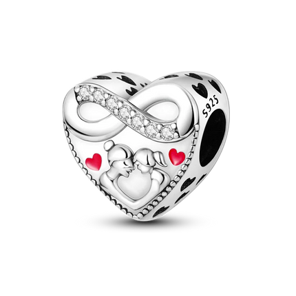 Charms Plata De Ley 925 Red Color Series Charm Red Elephant Animal Fruit Beads of Original Fits Women Anniversary Jewelry Charms