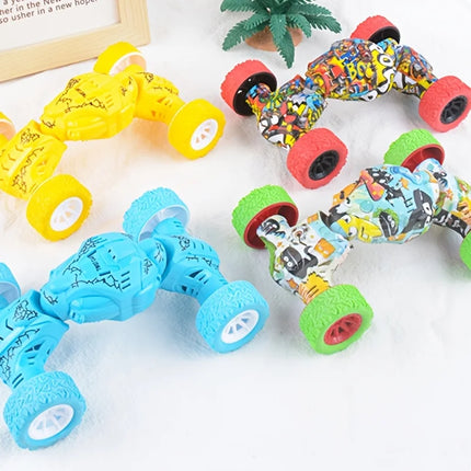 Inertial off-road vehicle dual spring toy car, suitable for climbing stunts, parties and educational entertainment