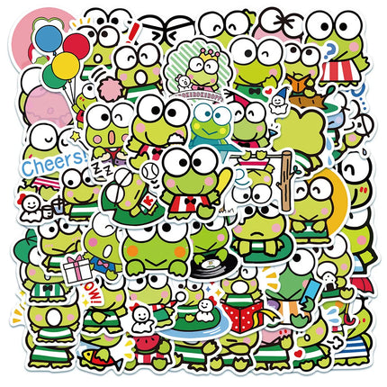 10/30/50pcs Kawaii KEROKERO KEROPPI Anime Stickers Sanrio Cartoon Decals DIY Notebook Phone Suitcase Diary Cute Graffiti Sticker