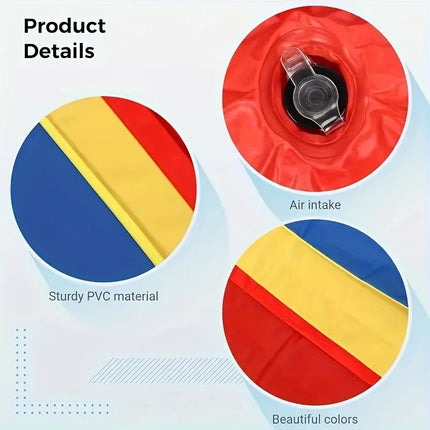 1pc Large Inflatable Beach Ball - Family Party Entertainment Supplies, Indoor Outdoor Game Seaside Party Sports Activity