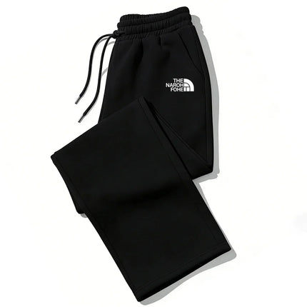 Autumn and Winter Jogging Sports Plus Velvet Wide Leg Pants Are the Ideal Choice for Men's and Women's Casual Pants.