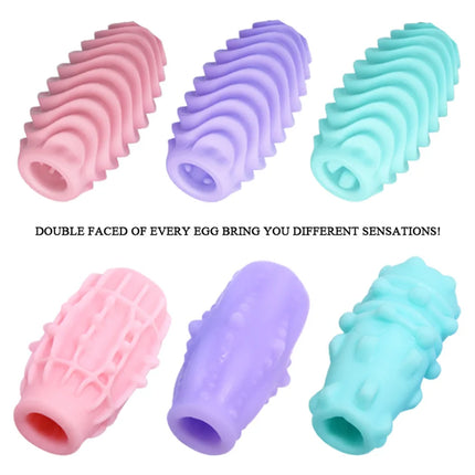 Silicone Pocket Pussy Sex Toy for Men Masturbation Cup Blowjob Male Masturbator Sex Egg Usable Solo Play Toys For Adults 18